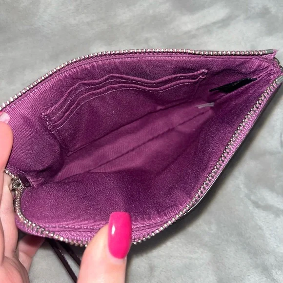 Coach Floral Shaka Aloha Leather Wristlet - Picture 3 of 3